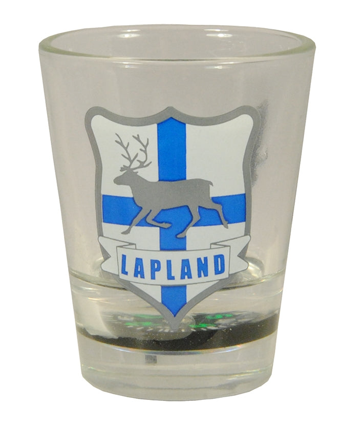 Shot Glass Lapland with Compass