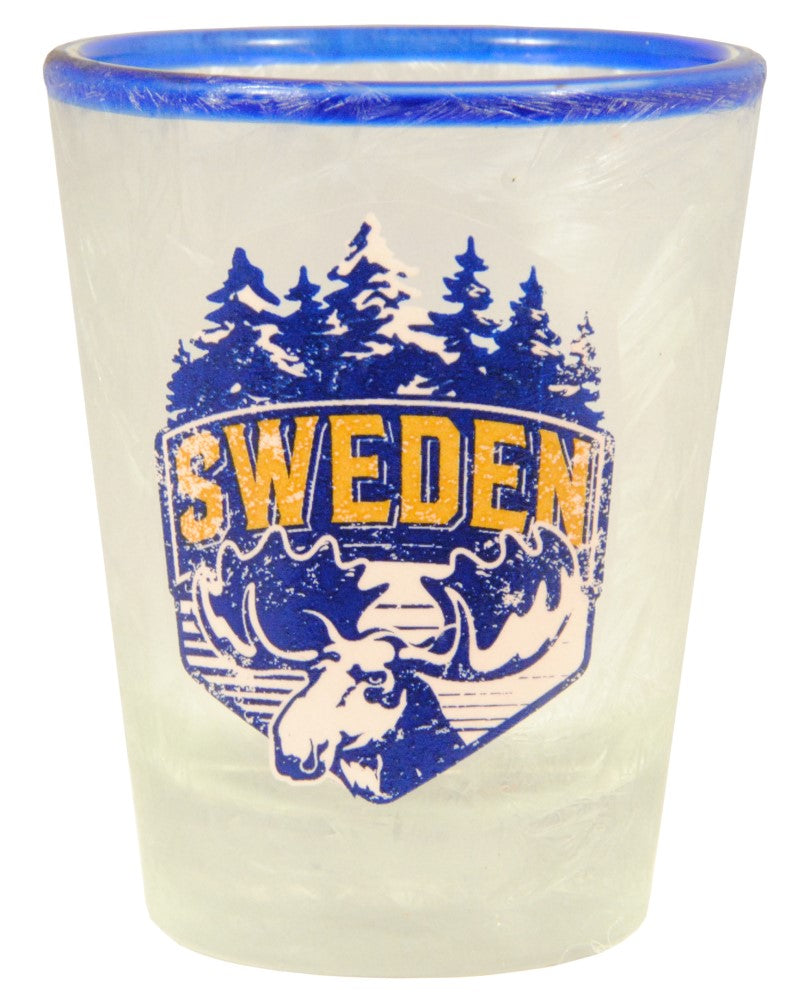 Shot Glass Ice Sweden moose