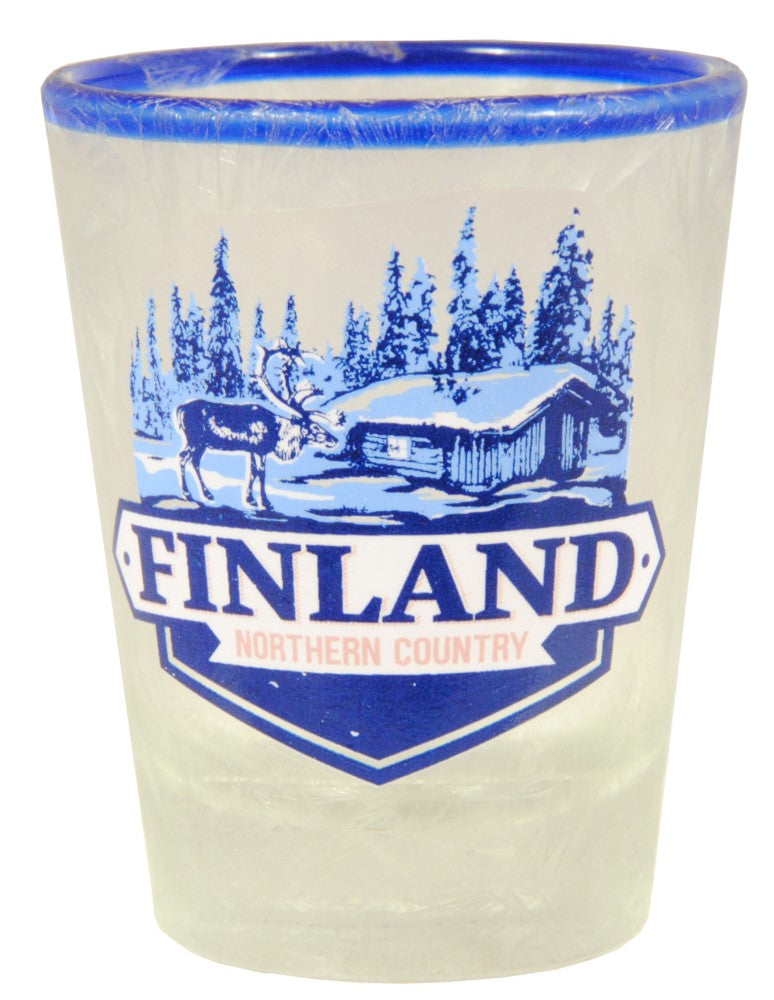 Shot Glass Ice Finland Northern Country