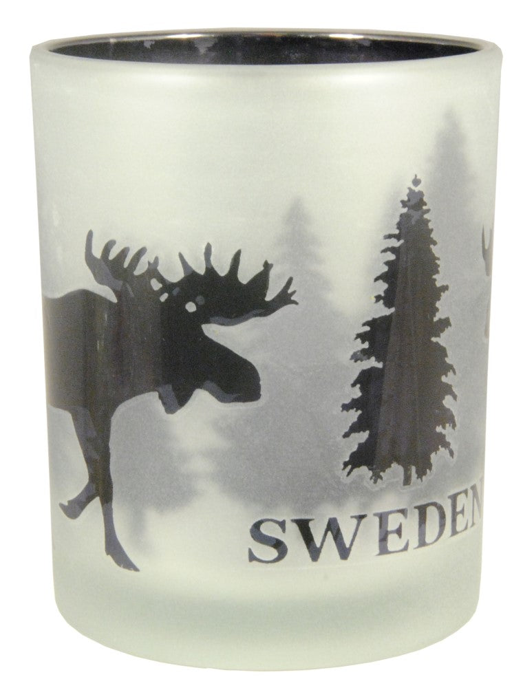 Candle Holder Sweden Moose 7cm