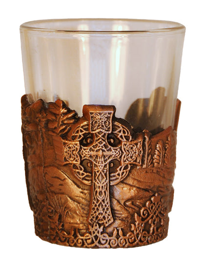 Shotglas Sverige Viking Brons Metall