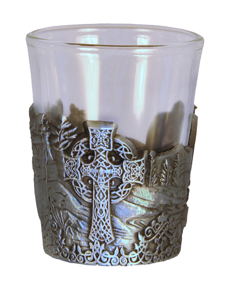 Shotglas Sverige Viking Grå Metall