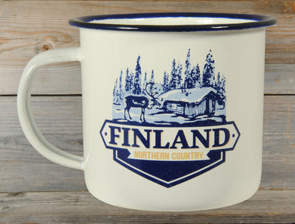 Emaljmugg Finland Northern Country