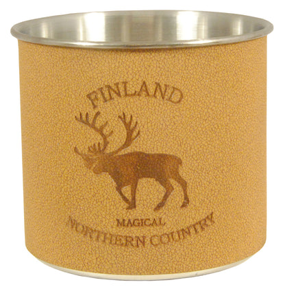 Mugg Metall / Läder Finland