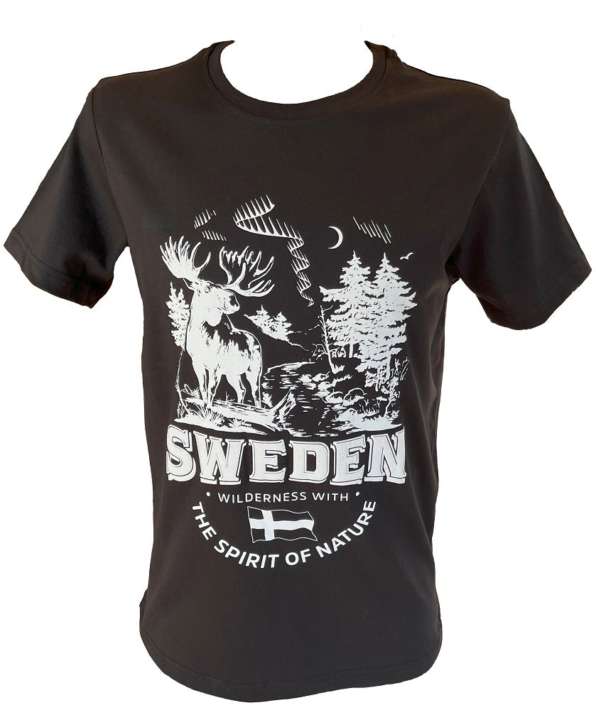 T-shirt Black Moose Sweden