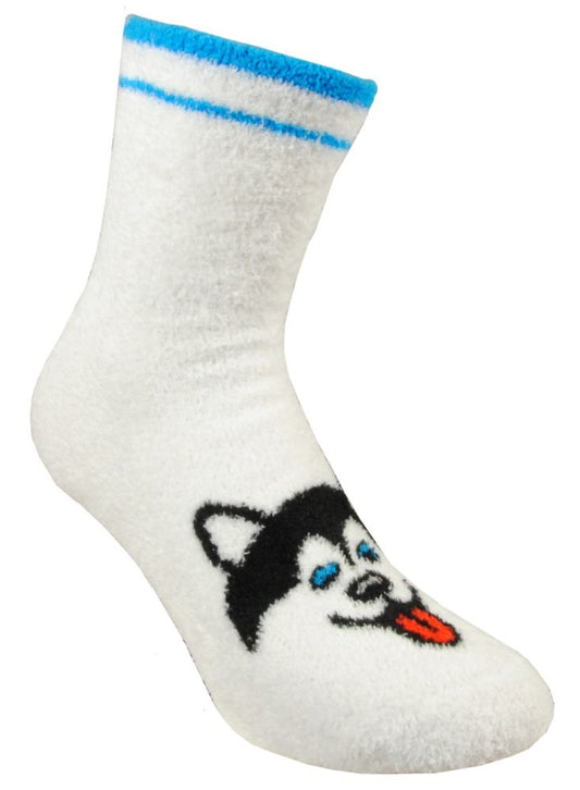 Mjuk Vit Socka Sverige Husky