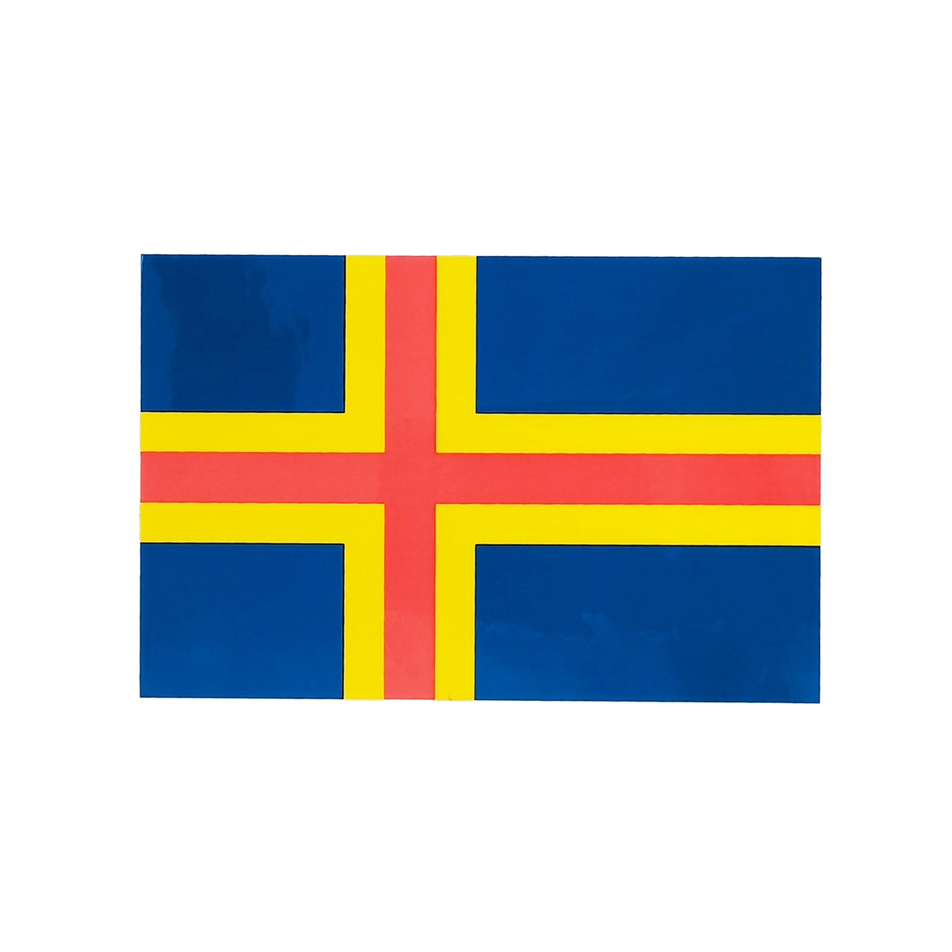 Dekal Åland Flagga