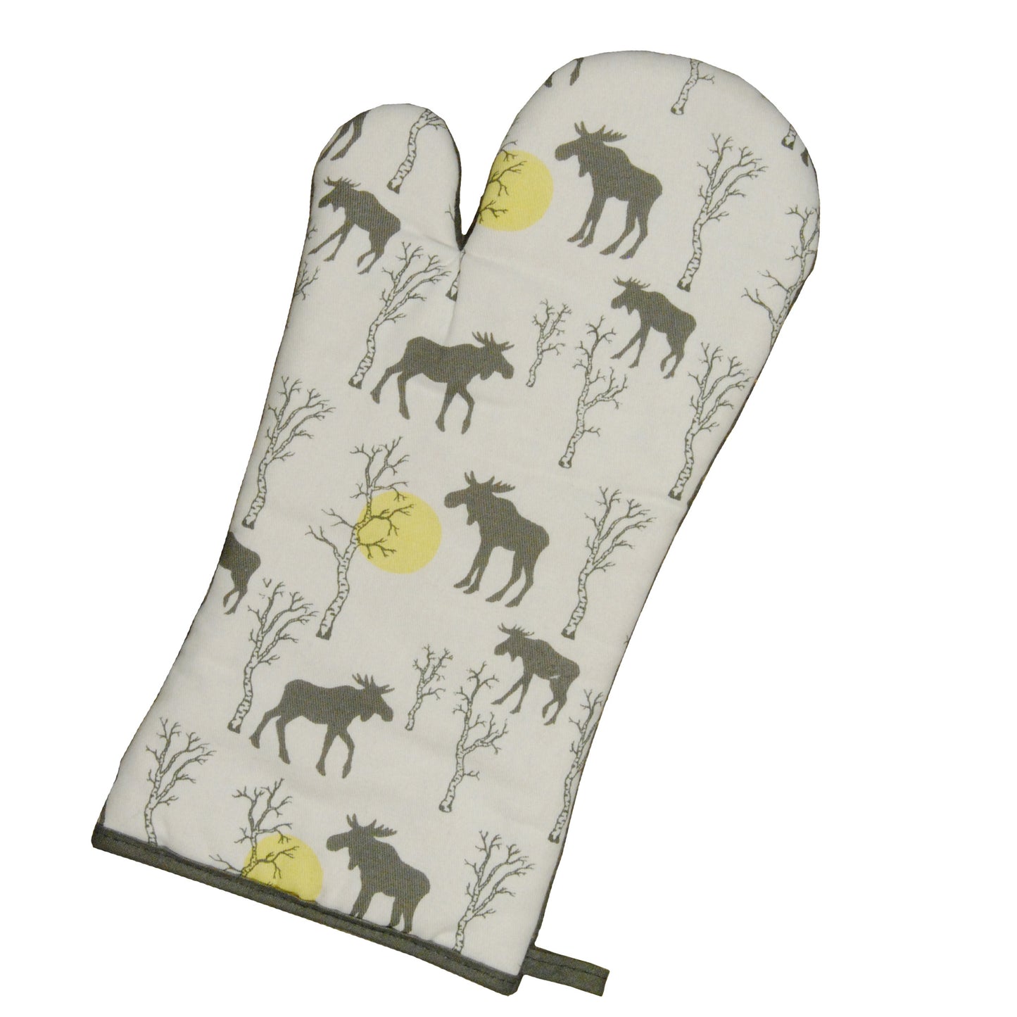 Grytvante Älg i natur, 32x18 cm – Design inspirerad av Sareks fjällbjörkskogar och stolta älgar.