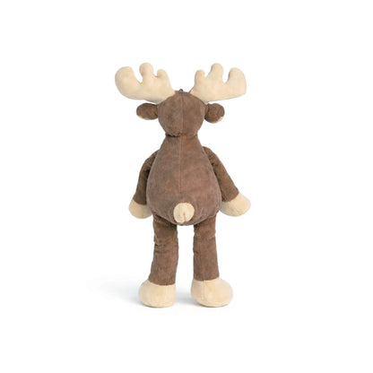 Mjukt gosedjursälg i ekologiskt material, 27 cm hög, med mjuk päls och vänligt uttryck. Ett hållbart val för den som vill ha ett miljövänligt gosedjur från Sverige. Sedd från bakifrån