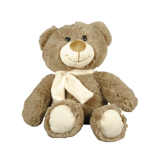 Mjuk nallebjörn med halsduk, en klassisk och gosig följeslagare