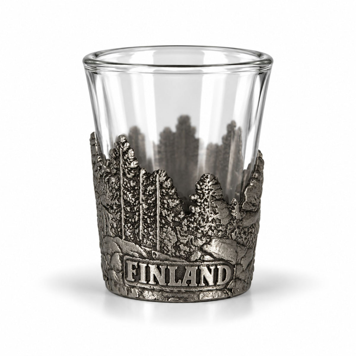 Shotglas Finland Grå Metall