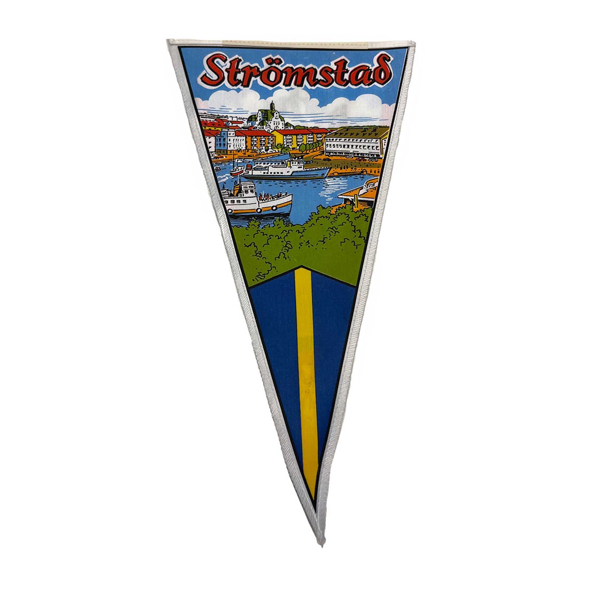 Vimpel Motiv på Strömstads hamn-framsida