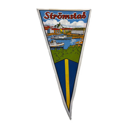 Vimpel Motiv på Strömstads hamn-framsida