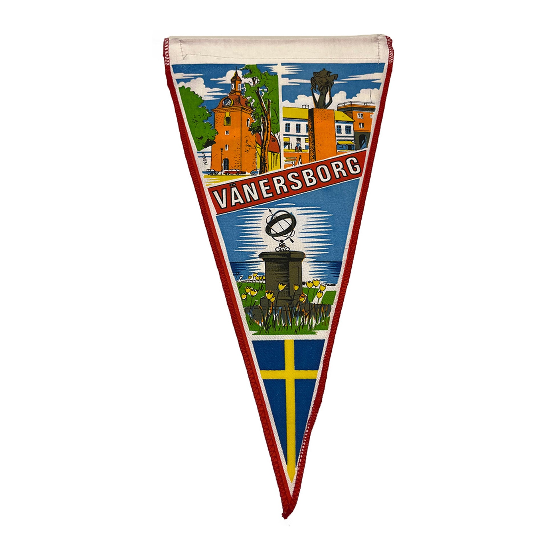 Vimpel men motiv från Vänersborg-Framsida