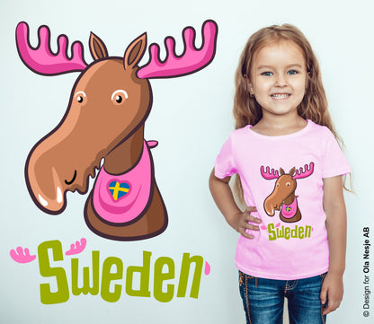 T-shirt Pink Moose