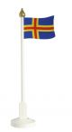 Bordsflagga Trä Åland 33 cm