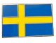 Pin Svensk Flagga 32x20mm