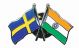 Pin Sverige - Indien