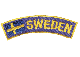 Broderat märke Sweden banan