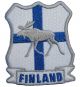 Broderat märke Finland Älg
