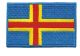 Broderat märke Åland Flagga 45 x 70 mm