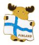 Magnet Finland Älg Flagga