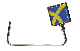 Väskhängare Sverige Flagga