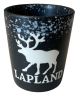 Svart Keramik Shotglas Lapland Ren