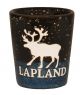 Shotglas Lapland Snö Blå