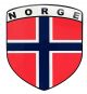 Dekal Norge Flagga