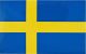 Dekal Svensk Flagga