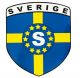 Dekal Svensk Flagga EU
