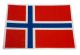 Tygmärke Norsk Flagga 8x6cm