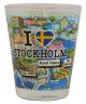 Shotglas Stockholm Karta