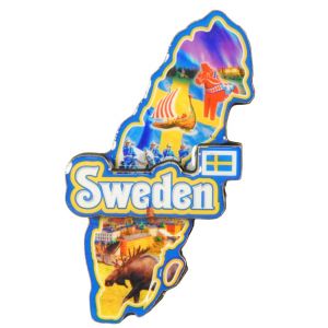 Magnet Sverige Karta 2 D