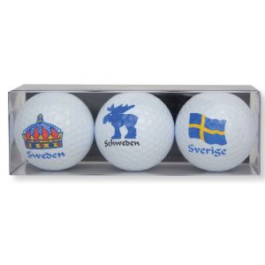 Golfbollar Sverige 3 Motiv